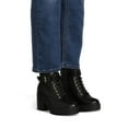 thumbnail image 6 of No Boundaries Women's Lace Up Motto Boot, Wide Width Available, 6 of 7