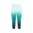 thumbnail image 5 of WCMZJ Capri Leggings for Women Floral Print Tummy Control Butt Lifting Workout Capri Yoga Pants Lace Appliqué Summer Lightweight Capris Green XXL, 5 of 5