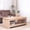 Natural, variant on Modern Wood Coffee Table with Beaded Trim – 47" Rectangular Coffee Table with Open Storage Shelf, Light Natural Finish – Farmhouse & Coastal Living Room Furniture