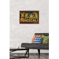 thumbnail image 2 of Nickelodeon Teenage Mutant Ninja Turtles - Radical Wall Poster, 14.725" x 22.375", Framed, 2 of 6