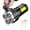 Black, variant on Fmxomd LED Flashlight USB Rechargeable, High Lumens Outdoor Light with Sidelight, Handheld Super Brightest Flashlights, Portable Torch for Outdoor Camping Home Emergency Lantern