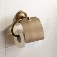 thumbnail image 4 of Portarrollos de papel higiénico de baño antiguo tallado en casa de Weare Portarrollos de papel higiénico con tapa, lleno de cobre, latón, bronce, soporte de pared Xemadio LKX-1317, 4 of 6