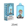 thumbnail image 2 of Numérique 12000 Puff Rechargeable Jetable avec Affichage LED Type C Batterie 500mAh Capacité 25ml E Liquide, 2 of 3