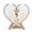 Hearts Frame, variant on Wedding Guest Book Alternative - Rustic Heart Drop Top Picture Frame Acrylic Sign with 80psc Wooden Hearts, Exquisite Box - Wedding Reception for Party Anniversary Birthday