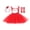Red, variant on SUNSIOM Little Girl Santa Costume Sleeveless Tulle Dress with Leg Warmers Headband Set