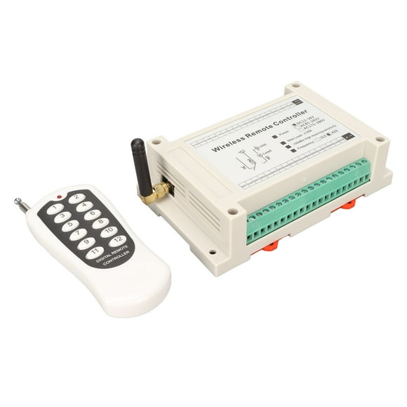Wireless Remote Control System, DC 12V-36V 10A Remote Control Light Switch For Lamp