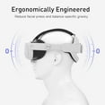 thumbnail image 3 of Comfort Head Strap Accessories for Quest 3, Elite Strap Replacement with Adjustable Hinge and Enlarged Head Support, VR Accessories Detachable Strap Fit, 3 of 6