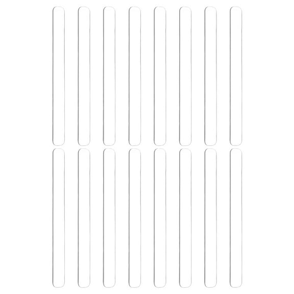 Uxcell 40pcs 6" Cabinet Door Bumper Strip, Self Adhesive Rubber Bumpers for Door Furniture Drawers