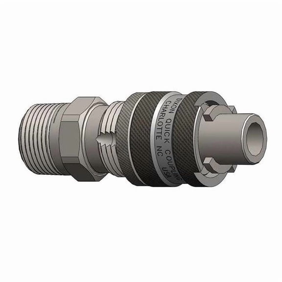Dixon Quick Connect,Plug,1/2" Body,3/4"-14 N4M6-B-LS