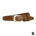 thumbnail image 2 of Simple and versatile women's jeans small leather belt retro belt Hot R7, 2 of 5
