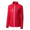 thumbnail image 2 of Women's Cutter & Buck  Red Nashville Sounds Clique Telemark Eco Stretch Softshell Full-Zip Jacket, 2 of 3