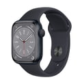 thumbnail image 2 of Open Box Apple Watch Series 8 41mm GPS Midnight Aluminum Case - Midnight Sport Band, 2 of 6
