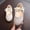 Beige, variant on ITSAME Sandals for Girls, Closed Toe Cute Flower Soft Sole Kids Fashion Lightweight Princess Sandals White 10(Little Kids)