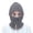 Gray -AM13, variant on Winter Knit Beanie Hat with Neck Warmer,Thermal Face Cover for Cold Weather Warm for Outdoor Navy