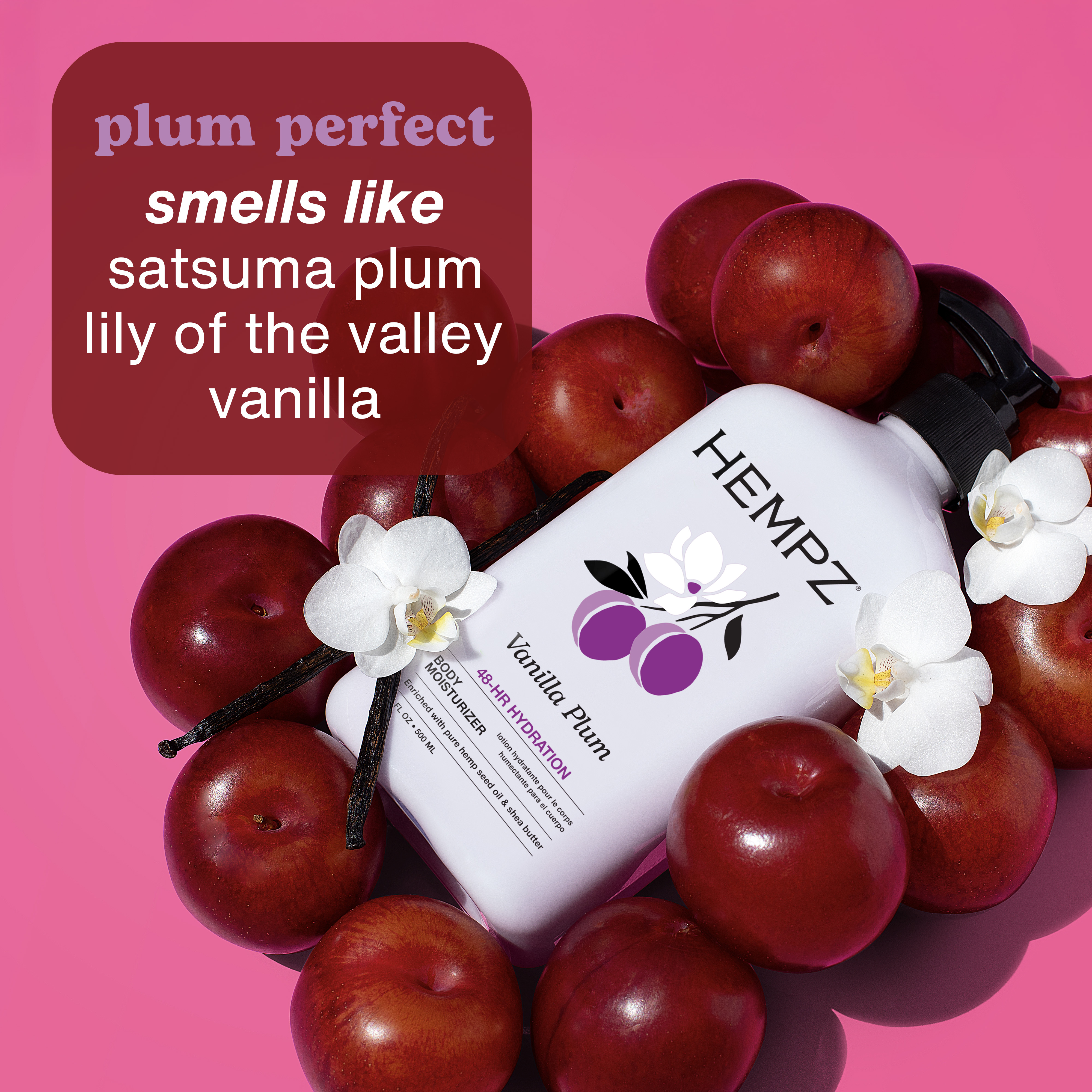 Hempz Vanilla Plum Moisturizing Body Lotion photo 2