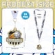 thumbnail image 2 of Medallas de voleibol Ecation de metal dorado de 5 cm, juego de 24 piezas, 2 of 6