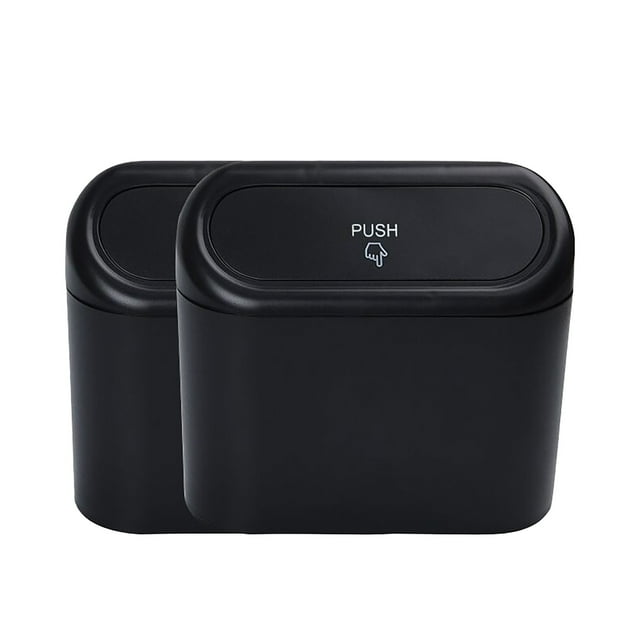 Car Trash Can with Lid 2024 New Mini Car Trash Can Small Car Garbage Can Car Trash Can Front Seat Automotive Garbage Container for Vehicle Home