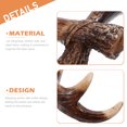 thumbnail image 2 of Key Hook Clothes Hanger Retro Decor Decorative Wall Decluttering Multipurpose Antler Coat, 2 of 5