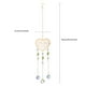 thumbnail image 3 of White Crystal Wind Chime Garden Set Light Ornaments Patio Decoration Cordiform Pendant Natural Crystal Sunshine Catcher Wind Chime, 3 of 6
