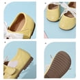 thumbnail image 6 of Toddler Girls Dress Shoes Mary Jane Flats School Uniform Oxfords Wedding Party Bow Flower Shoes Comfort Loafers Yellow 27, 6 of 6