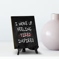 thumbnail image 5 of I Woke Up Feeling Inspired Table Sign with Acrylic Stand (6x8“) | Positive Motivational Sayings, 5 of 8
