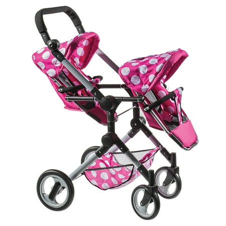 toy double pushchair