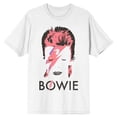 thumbnail image 6 of David Bowie Ziggy Stardust Portrait Art Men's White T-shirt - 5XL, 6 of 7
