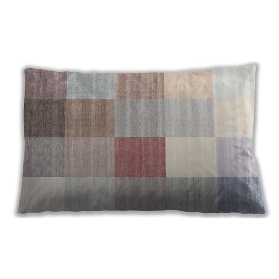 Ahgly Company Outdoor Rectangular Contemporary Lumbar Throw Pillow, 13 inch by 19 inch