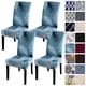 thumbnail image 1 of Fundas para Sillas de Comedor SearchI Juego de 4 en Tela Elástica Azul, 1 of 7