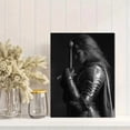thumbnail image 2 of Qisvanset Warrior Woman Armor Sword Canvas Wall Art 15.75x11.81 Inches, 2 of 8