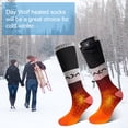thumbnail image 4 of Savior Heat 7.4V Electric Heated Scoks Battery Pack Included Compression Socks Winter Heating Crew Socks for Women Men，2200mAh, 4 of 10