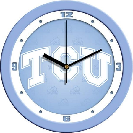 TCU Baby Blue Wall Clock