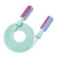 thumbnail image 3 of Cuerda de saltar con rodamiento de ejercicio, cuerdas de saltar deportivas para ejercicio para adultos que queman grasa, cuerda de saltar , Cable azul Azul con cable, 3 of 8