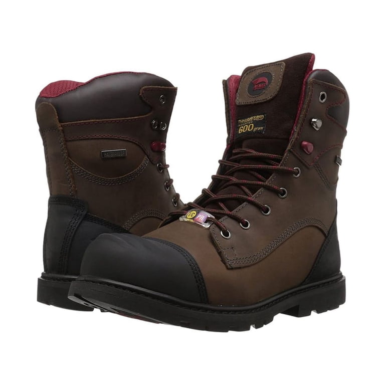 Avenger Men\'s Size 9 Dark Brown and Black Work Boots A7573 Avenger Men main image 4