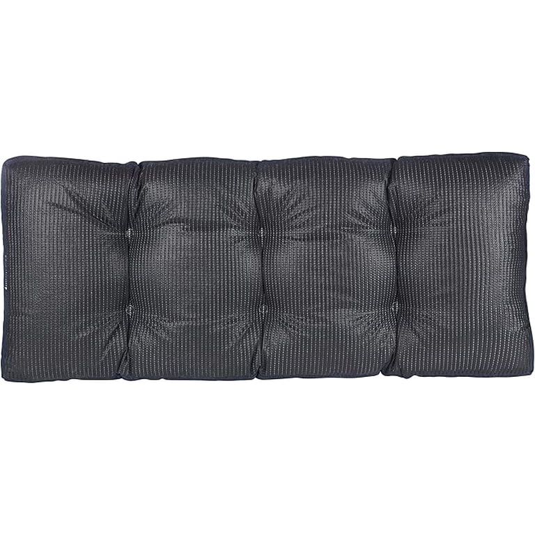 The Gripper Tufted Bench Cushion, 33 Inches, Indigo photo 4