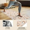 thumbnail image 4 of Shibainu and Love Hot Yoga Mat Towel Non Slip for Hot Yoga - Quick-Drying Yoga Mat Cover with 4 Corner Pockets with Travel Bag - Hot Yoga Towel Non Slip 74"x26", 4 of 6