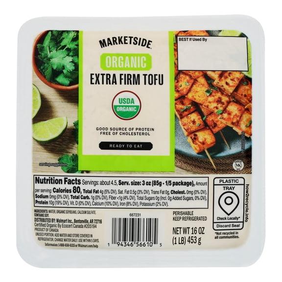 Marketside Organic Extra Firm Tofu, 16 oz