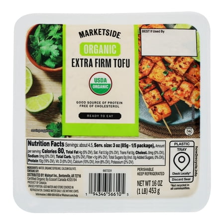 Marketside Organic Extra Firm Tofu, 16 oz