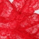thumbnail image 4 of Bustier de encaje floral transparente, top corto con tirantes, sujetador tipo bralette para mujer rojo, 4 of 9
