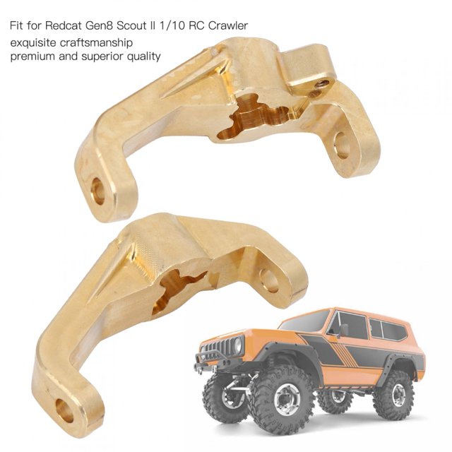 RC CUCH CASTER CASTER, 2 piezas RC Car Car Carro C Montaje Caster, Camión RC de Alta Precisión Para 1/10 RC RC RC Car Vehículo RC