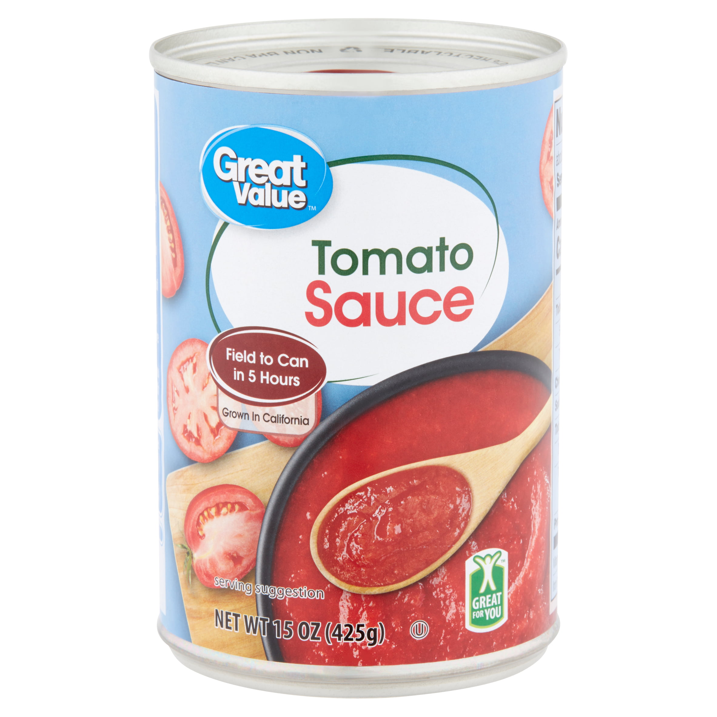 Great Value Tomato Sauce 15 Oz Walmart Com