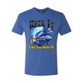 thumbnail image 2 of Reel It Like You Stole It Mens Premium Tri Blend T-Shirt, Vintage Royal, Large, 2 of 3