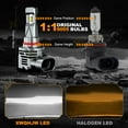 thumbnail image 3 of For Honda CRX 1988-1991 Combo 4x LED Headlight Bulbs High Low Beam 9005 9006, 3 of 13