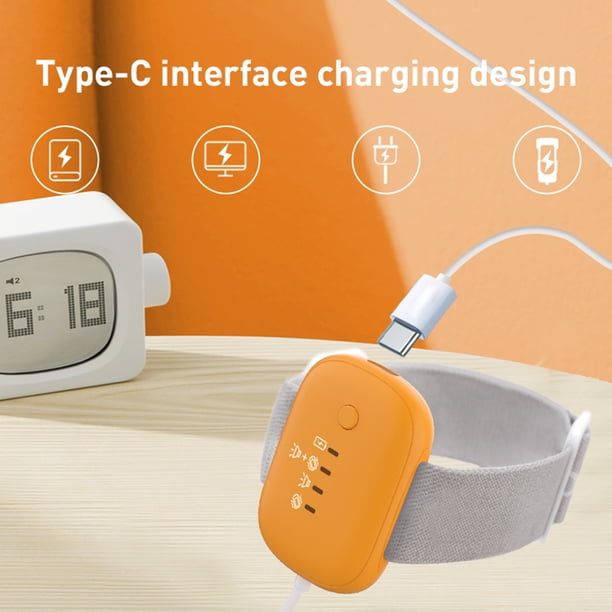 Nebublu Bedwetting Alarm,Modes Clip-on Type Built-in Battery Vibration/  Sound/ Vibration Elder Care Vibration Sound Wired Pee Potty Pee Alarm Baby  Wetness Alarm Wetness Alarm Wired Baby Alarm Pee