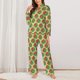 thumbnail image 2 of Balery Summer Watermelon Conjunto de Pijama con Estampado para Mujer, Conjunto de Dos Piezas con Manga Larga, Ropa de Dormir Suave con Bolsillos, Pijamas Cómodos-XX-Large, 2 of 7