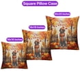 thumbnail image 3 of Happy Thanksgiving German Shorthaired Pointer Give Thanks Fall Beanie Scarf Welcome Pillowcase Double Sided GSP Lover Dog Gift Pillow Case Covers - 00020, 3 of 3