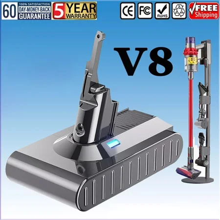 21.6V V8/SV10 Battery For Dyson Rechargeable Pack Series ~ 6400mAh FH8 US Animal