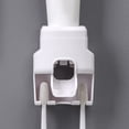 thumbnail image 1 of Wzzjkit Set Automatic Lazy Toothpaste Dispenser 5 Toothbrush Wall Mount, 1 of 3
