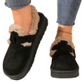 thumbnail image 5 of Willtoo Women's Fashionable Cotton Shoes, Adjustable Metal Buckle Slip On Winter Loafers, Warm and Thick-Soled Snow Boots, Non-Slip Walking Casual Shoes, 5 of 5