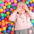 thumbnail image 2 of TOPCHANCES 100 Pcs Ball Pit Balls 5.5cm Colorful Ocean Balls BPA Free for Kids with Storage Bag, 2 of 10